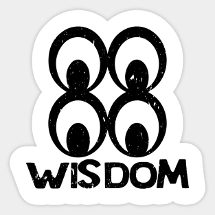 Sankofa Adinkra Symbol "Wisdom" Black. Sticker